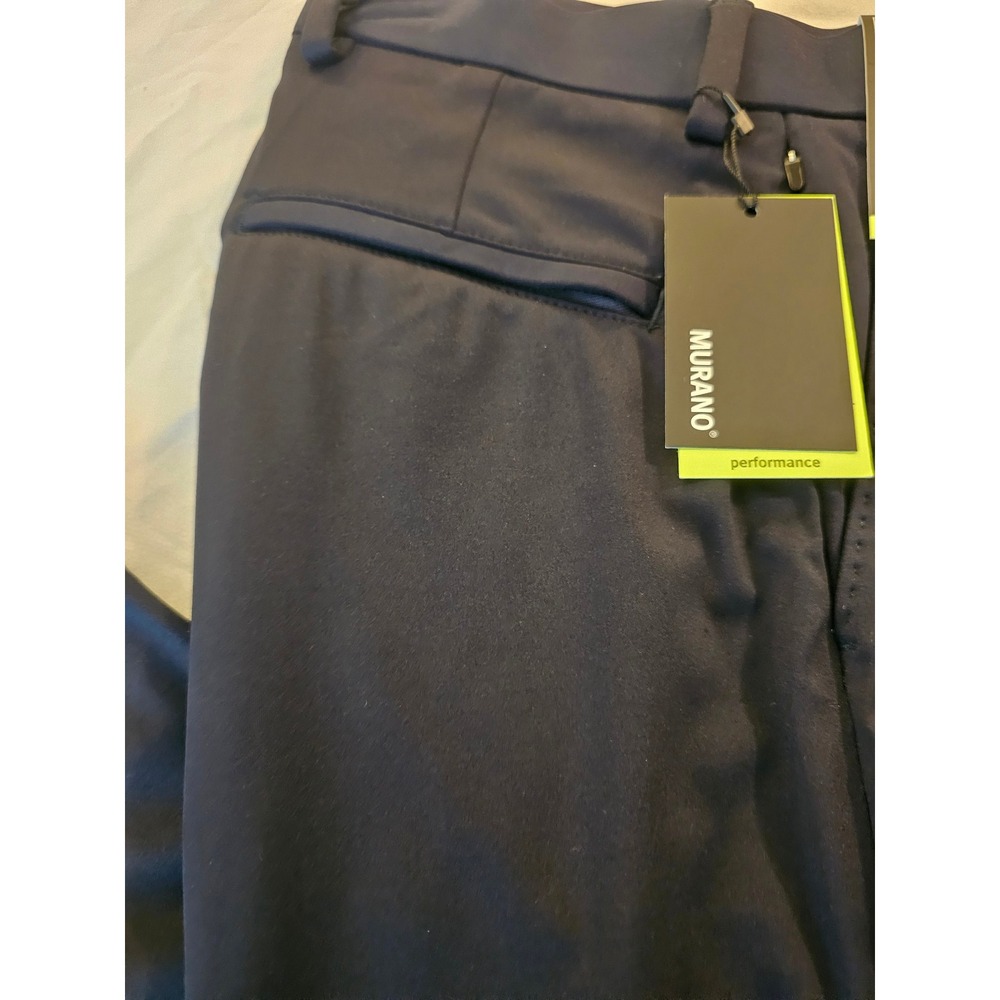 Murano Men's Black Dress Pants - Picture 5 of 6